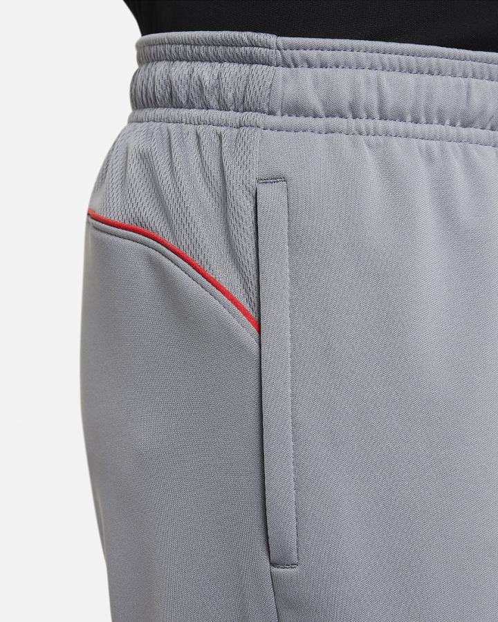 Pantalones Cortos Nike Dri-FIT F.C. Libero Kids Soccer Niño Gris Rojas Blancas | QTGZF-9354