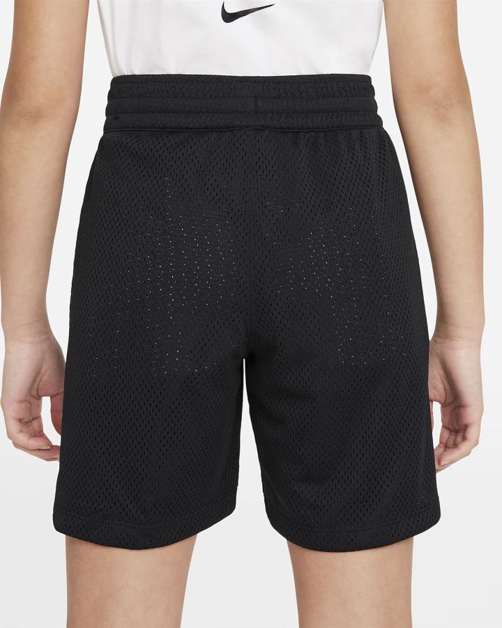 Pantalones Cortos Nike Dri-FIT Fly Essentials Kids Training (Extended Size) Niña Negras Blancas | EJHDB-4065