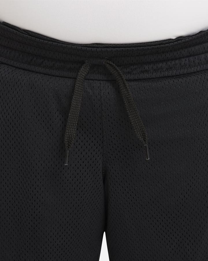 Pantalones Cortos Nike Dri-FIT Fly Essentials Kids Training (Extended Size) Niña Negras Blancas | KFGEB-7520