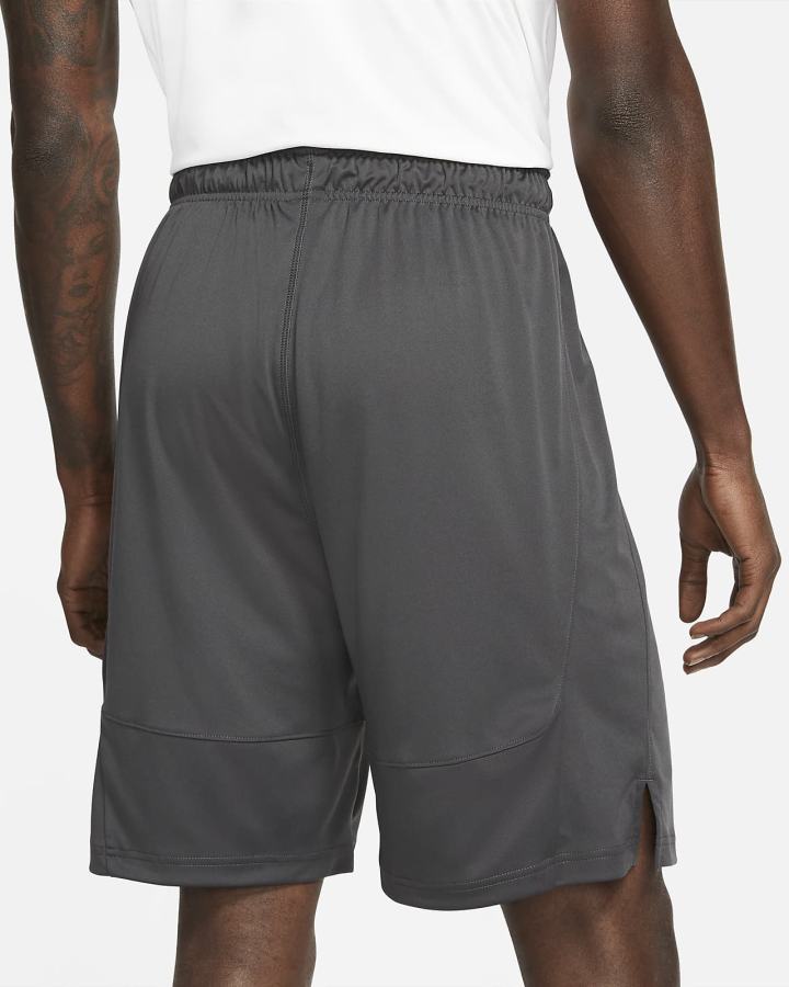 Pantalones Cortos Nike Dri-FIT Football Hombre Gris Oscuro Blancas | NKHXY-9213