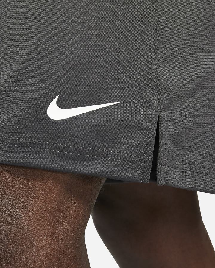 Pantalones Cortos Nike Dri-FIT Football Hombre Gris Oscuro Blancas | NKHXY-9213
