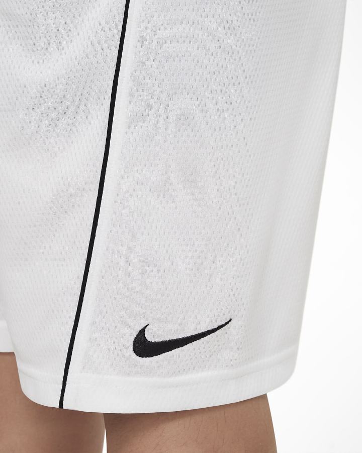 Pantalones Cortos Nike Dri-FIT Kids Basketball Niño Blancas Negras | BKFDE-1903