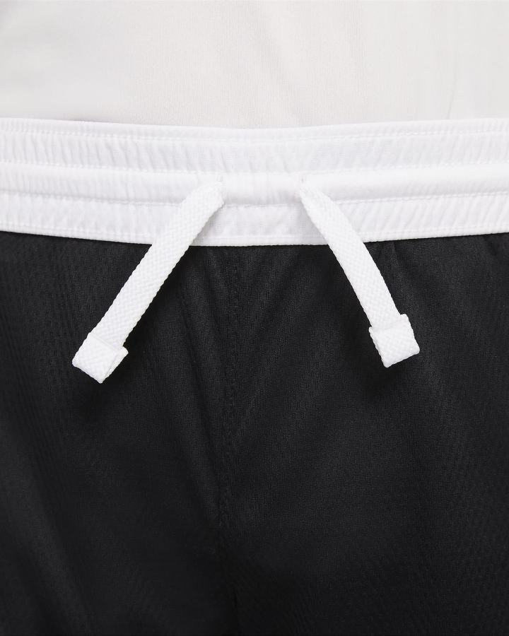 Pantalones Cortos Nike Dri-FIT Kids Basketball Niño Negras Blancas | MSDBC-7164