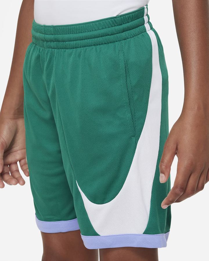 Pantalones Cortos Nike Dri-FIT Kids Basketball Niño Blancas | NUWOL-4123