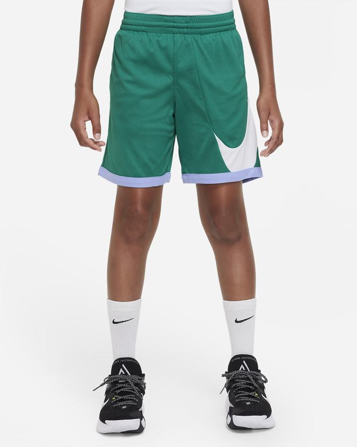 Pantalones Cortos Nike Dri-FIT Kids Basketball Niño Blancas | NUWOL-4123