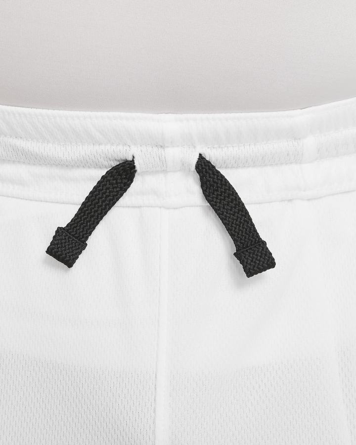 Pantalones Cortos Nike Dri-FIT Kids Basketball Niño Blancas Negras Moradas | TWIRM-1289