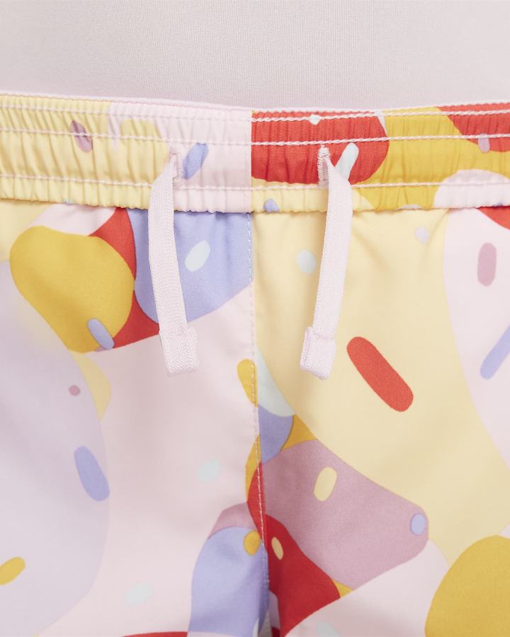 Pantalones Cortos Nike Dri-FIT Kids Sprinter Running Niña Rosas Blancas | ZLNRO-3456