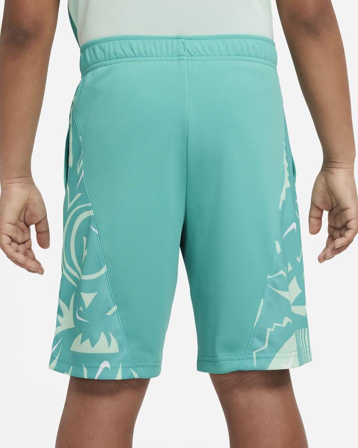 Pantalones Cortos Nike Dri-FIT Kids Training Niño Turquesa Moradas | BIFOV-4765