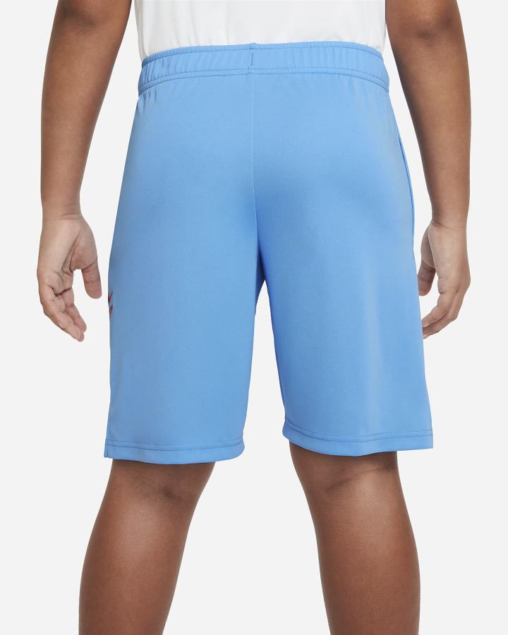 Pantalones Cortos Nike Dri-FIT Kids Training Niño Azules Naranjas | BUYXL-7489