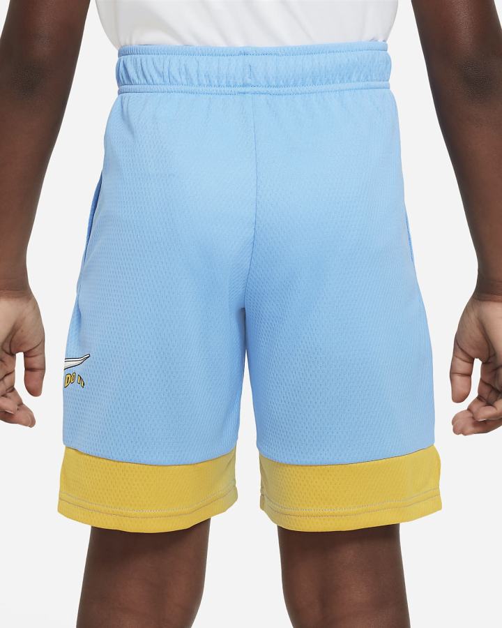 Pantalones Cortos Nike Dri-FIT Kids Training Niño Amarillo Azules Blancas | MZTKR-2350