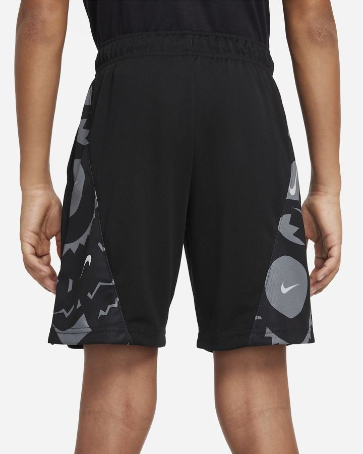 Pantalones Cortos Nike Dri-FIT Kids Training Niño Negras Blancas | QAXSI-0231