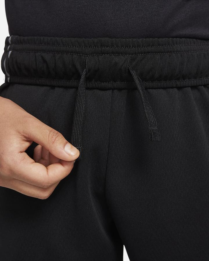 Pantalones Cortos Nike Dri-FIT Kids Training Niño Negras Blancas | QAXSI-0231