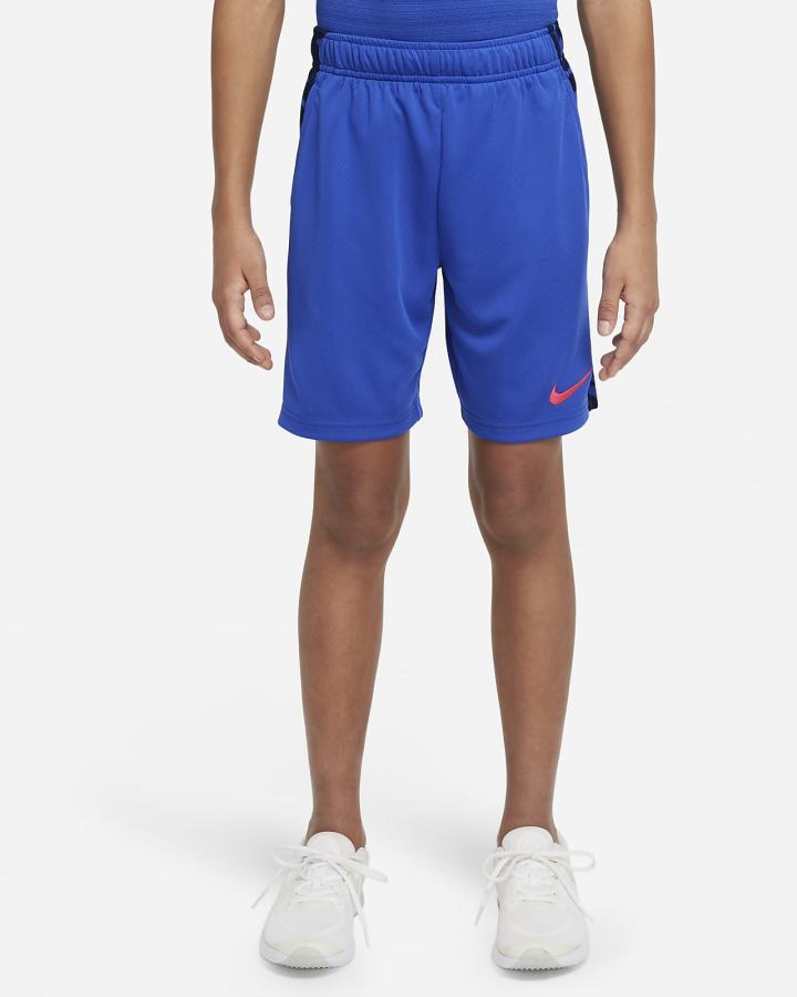 Pantalones Cortos Nike Dri-FIT Kids Training Niño Azul Real Rojas | ULIXH-7569