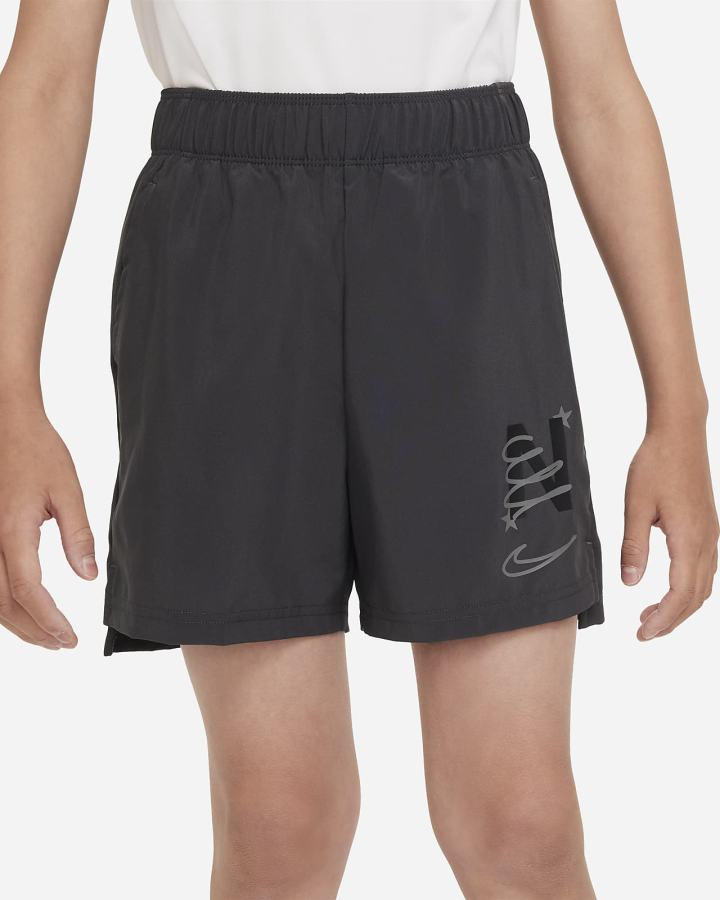 Pantalones Cortos Nike Dri-FIT Performance Select Kids Niño Gris Oscuro | AOXIF-0587