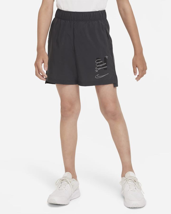 Pantalones Cortos Nike Dri-FIT Performance Select Kids Niño Gris Oscuro | AOXIF-0587