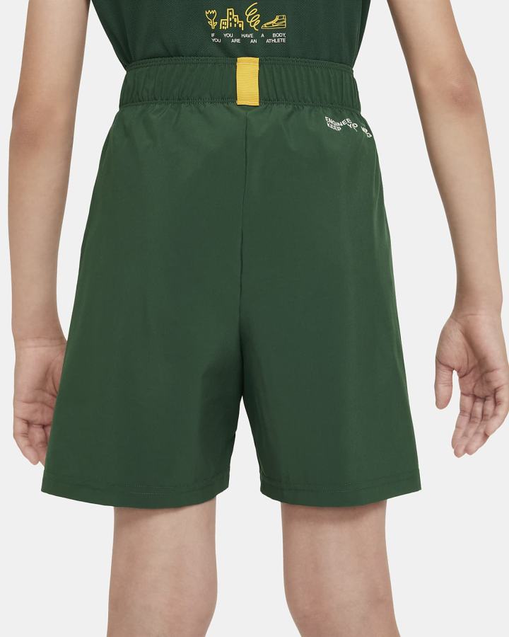 Pantalones Cortos Nike Dri-FIT Performance Select Kids Niño Verde Amarillo | WYADT-8924