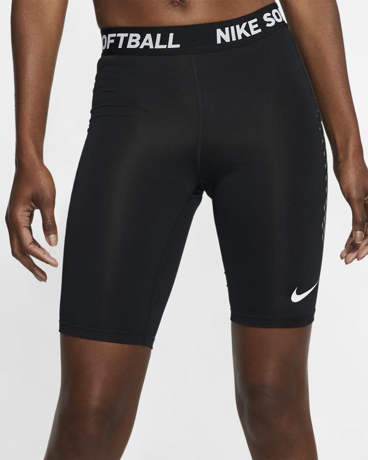 Pantalones Cortos Nike Dri-FIT Slider Softball Mujer Blancas Negras | EQHFR-1302