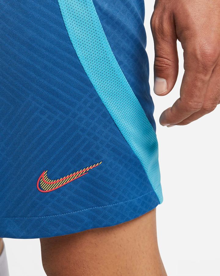 Pantalones Cortos Nike Dri-FIT Strike Soccer Hombre Azules Oscuro Rojas | EQFDB-0895