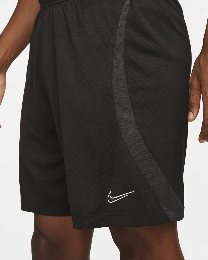 Pantalones Cortos Nike Dri-FIT Strike Soccer Hombre Negras Gris Oscuro Blancas | KPFCJ-7642