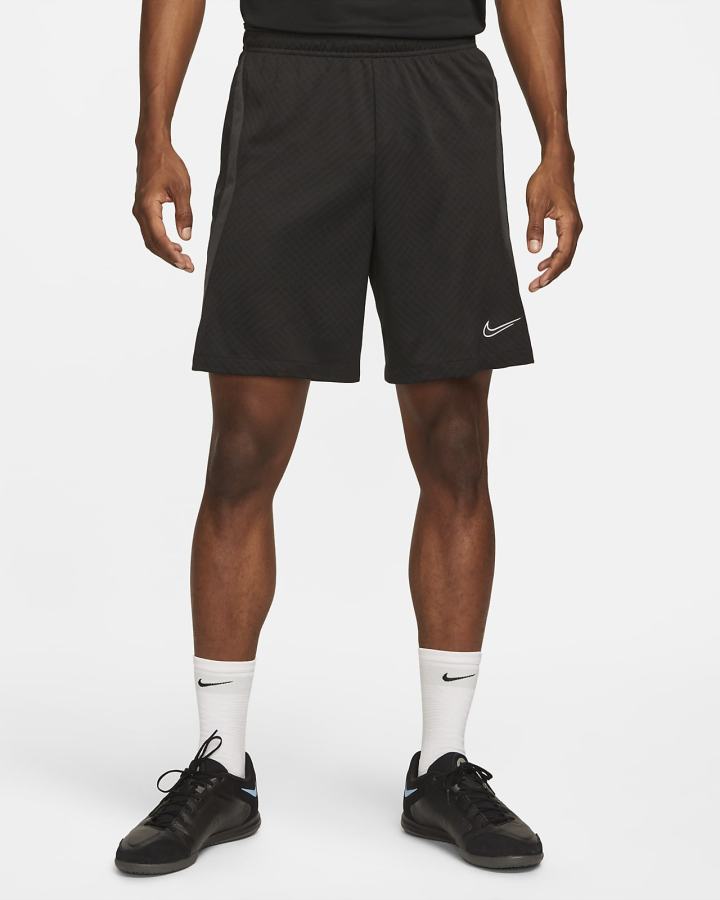 Pantalones Cortos Nike Dri-FIT Strike Soccer Hombre Negras Gris Oscuro Blancas | KPFCJ-7642
