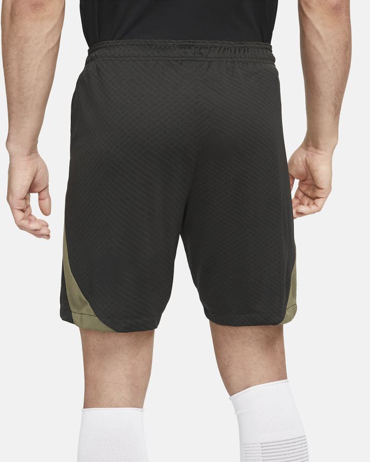 Pantalones Cortos Nike Dri-FIT Strike Soccer Hombre Verde Oliva Blancas | RPHJU-1704