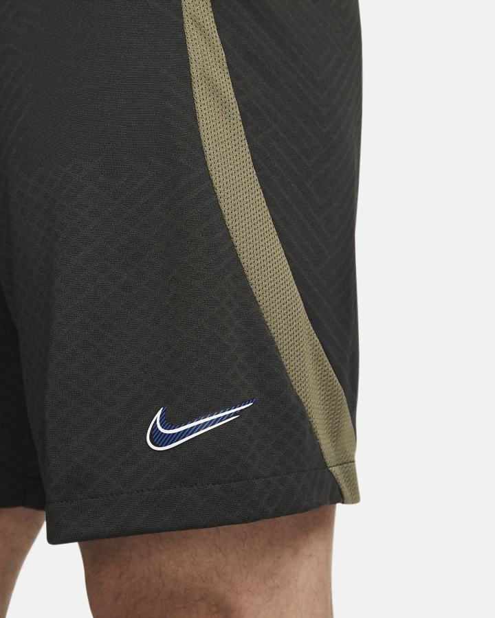 Pantalones Cortos Nike Dri-FIT Strike Soccer Hombre Verde Oliva Blancas | RPHJU-1704
