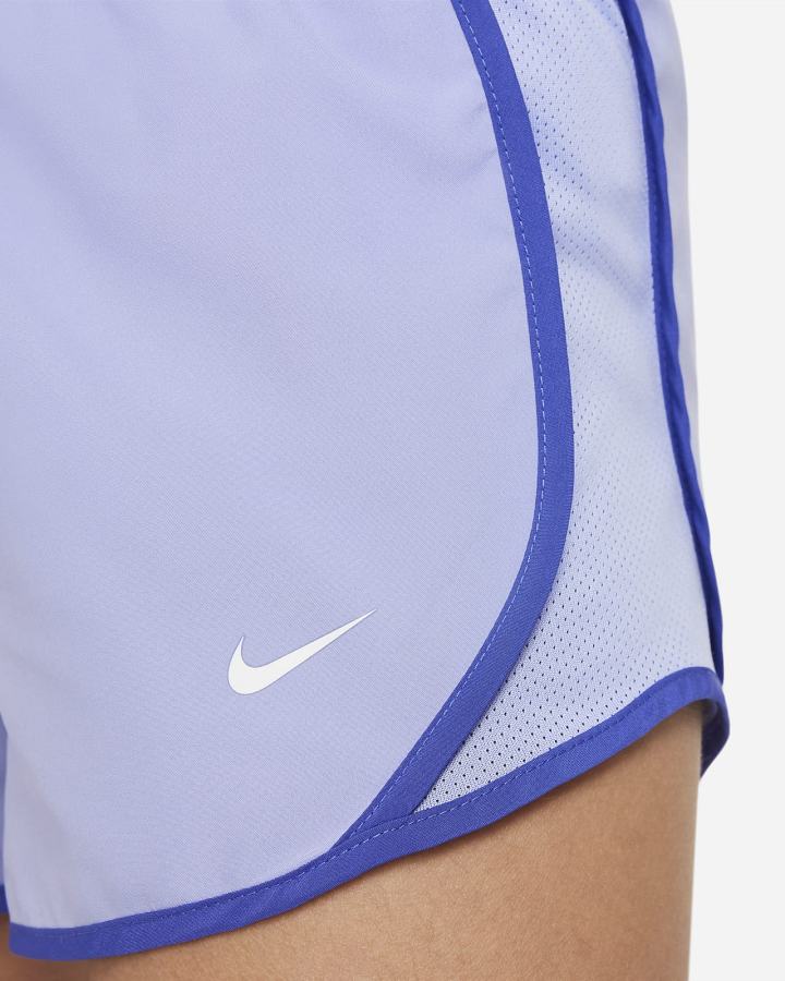 Pantalones Cortos Nike Dri-FIT Tempo Kids Running Niña Blancas | HAVQI-1926