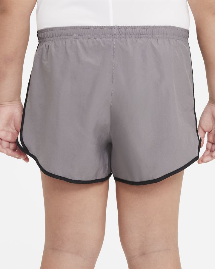 Pantalones Cortos Nike Dri-FIT Tempo Kids Running Niña Blancas Negras | JWGVC-8694