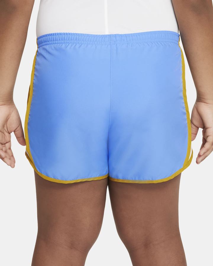 Pantalones Cortos Nike Dri-FIT Tempo Kids Running Niña Azules Gris | PYQVG-9581