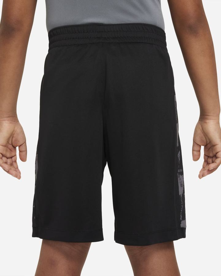 Pantalones Cortos Nike Dri-FIT Trophy Kids Printed Training Niño Negras Blancas | ASFOL-8729