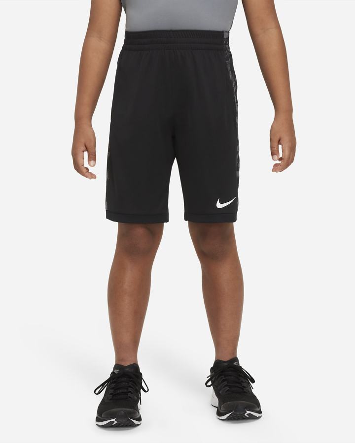 Pantalones Cortos Nike Dri-FIT Trophy Kids Printed Training Niño Negras Blancas | ASFOL-8729