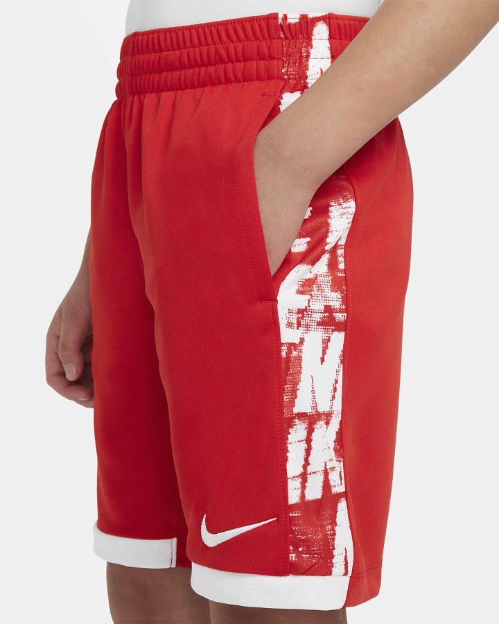 Pantalones Cortos Nike Dri-FIT Trophy Kids Printed Training Niño Rojas Blancas | JAYLC-7509