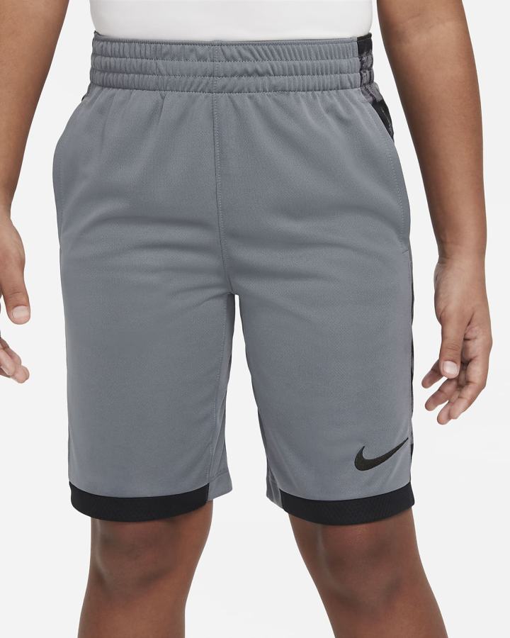 Pantalones Cortos Nike Dri-FIT Trophy Kids Printed Training Niño Gris Negras | MOJER-2937