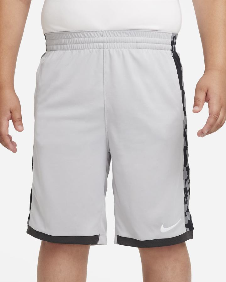 Pantalones Cortos Nike Dri-FIT Trophy Kids Training Niño Gris Claro Gris Oscuro Blancas | XLQNU-6850