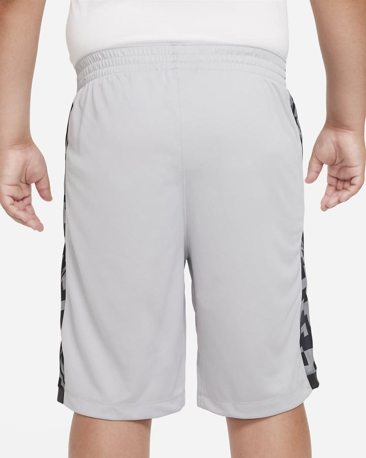 Pantalones Cortos Nike Dri-FIT Trophy Kids Training Niño Gris Claro Gris Oscuro Blancas | XLQNU-6850