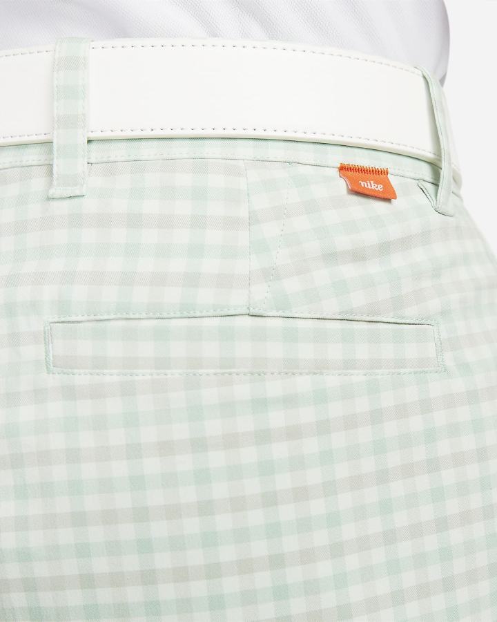 Pantalones Cortos Nike Dri-FIT UV Chino Plaid Golf Hombre Verde | MJWXG-5289