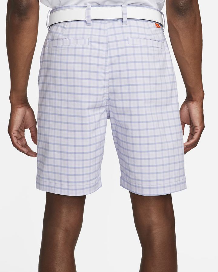 Pantalones Cortos Nike Dri-FIT UV Chino Plaid Golf Hombre Moradas | SZVLT-9431
