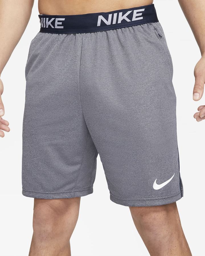 Pantalones Cortos Nike Dri-FIT Veneer Training Hombre Obsidian Indigo Blancas | ITGNB-8563