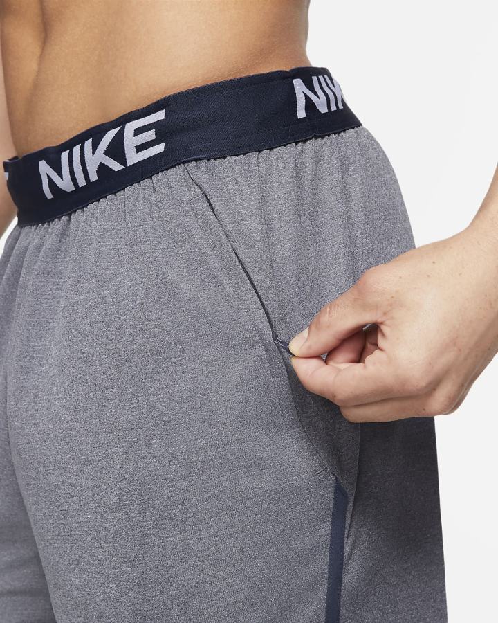 Pantalones Cortos Nike Dri-FIT Veneer Training Hombre Obsidian Indigo Blancas | ITGNB-8563