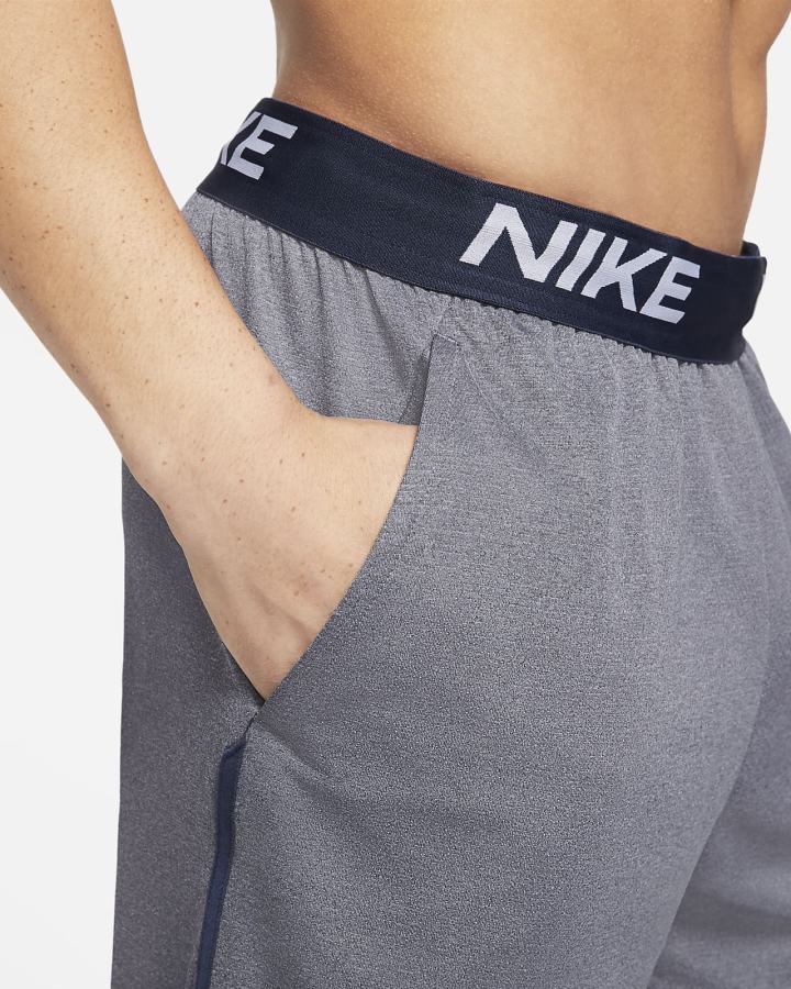 Pantalones Cortos Nike Dri-FIT Veneer Training Hombre Obsidian Indigo Blancas | ITGNB-8563