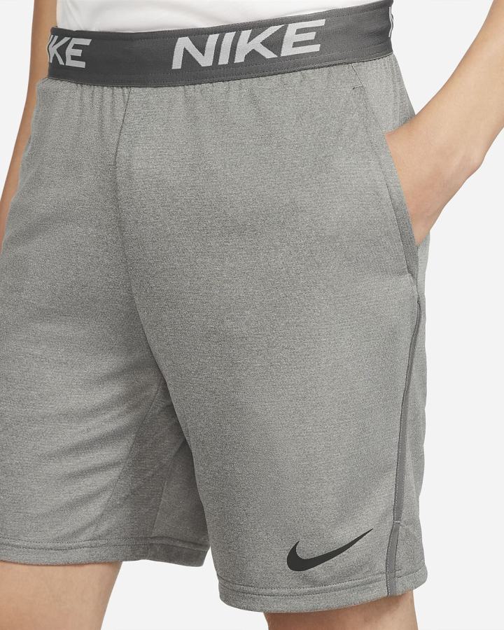 Pantalones Cortos Nike Dri-FIT Veneer Training Hombre Gris Negras | LUASR-1289