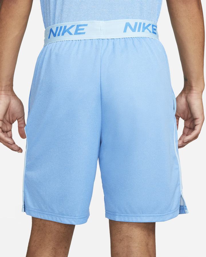 Pantalones Cortos Nike Dri-FIT Veneer Training Hombre Azules Claro Negras | PGVRY-8752