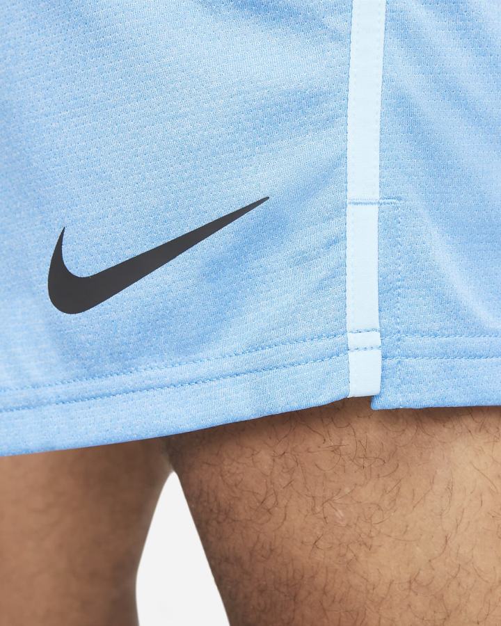 Pantalones Cortos Nike Dri-FIT Veneer Training Hombre Azules Claro Negras | PGVRY-8752