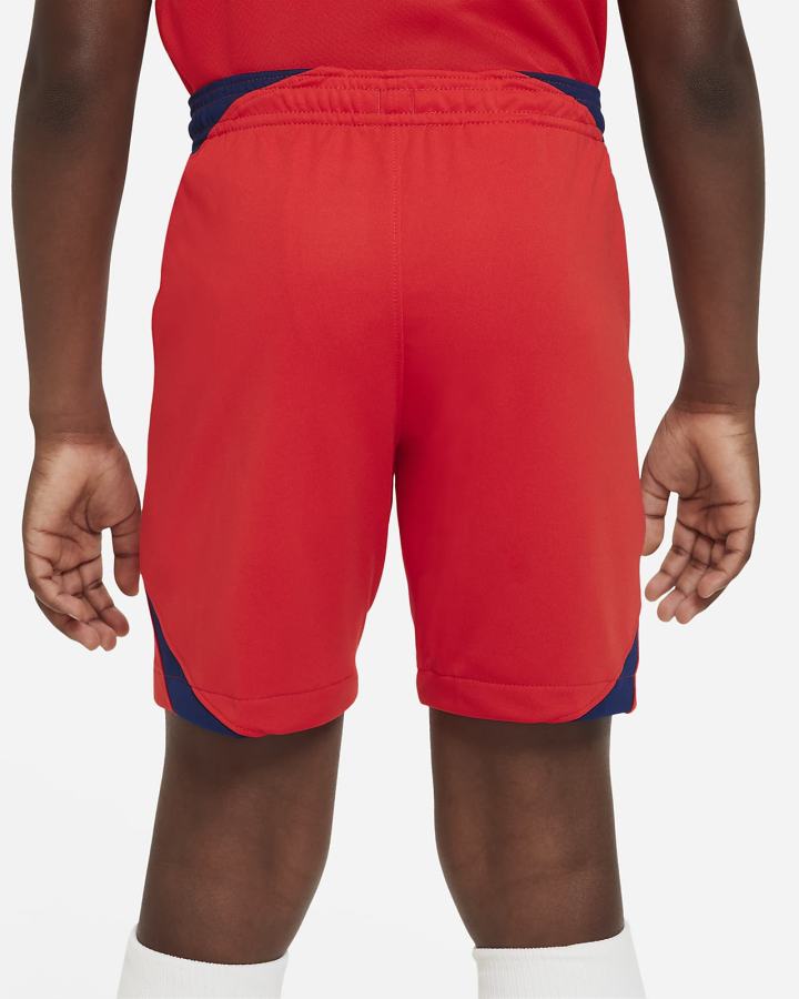 Pantalones Cortos Nike England 2022/23 Stadium Away Kids Dri-FIT Soccer Niño Rojas Azules | HTEGN-6138