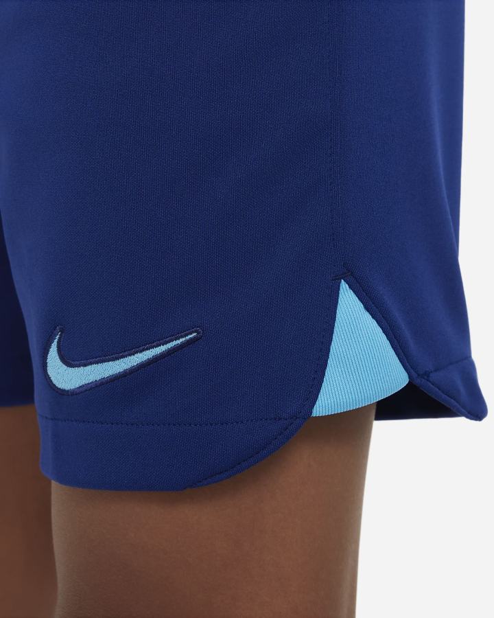 Pantalones Cortos Nike England 2022/23 Stadium Home Kids Dri-FIT Soccer Niño Azules | NHRTK-4962