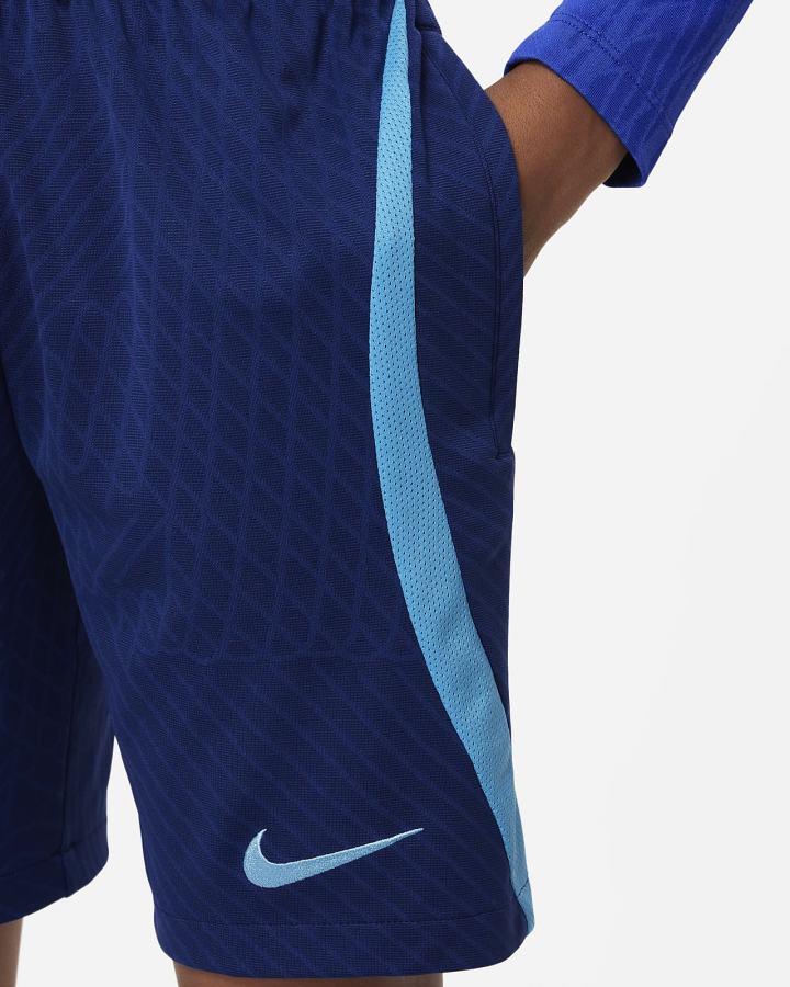 Pantalones Cortos Nike England Strike Kids Dri-FIT Knit Soccer Niño Azules | EMUCB-6280
