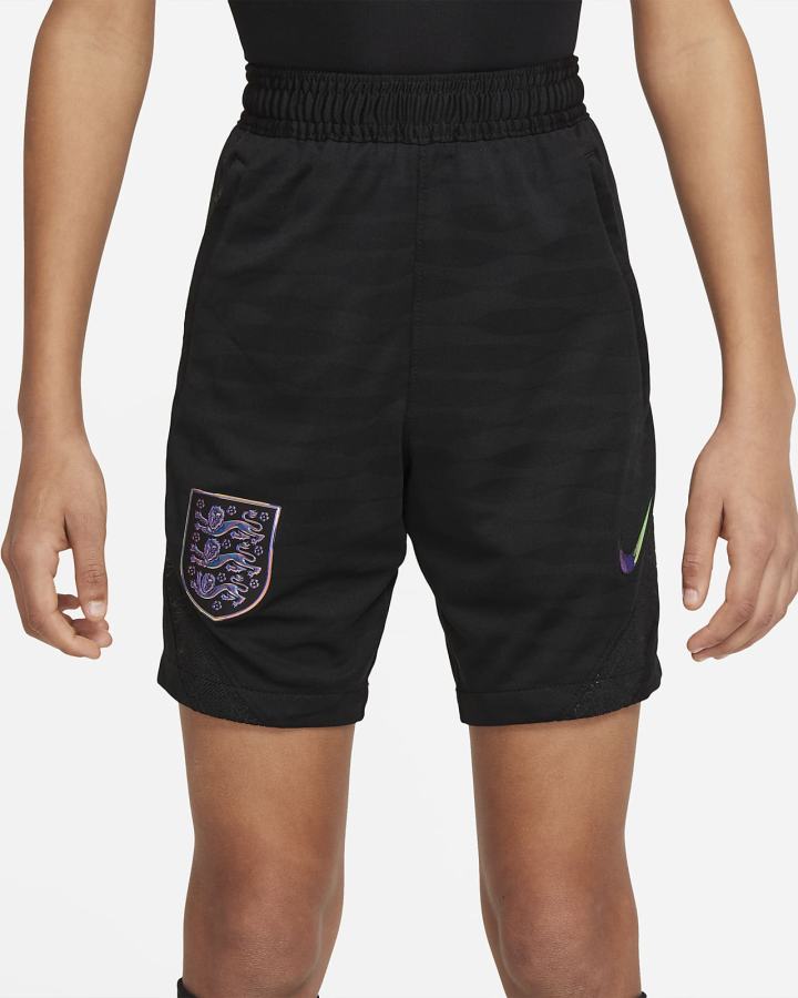 Pantalones Cortos Nike England Strike Kids Dri-FIT Soccer Niña Negras | YFHXR-8916