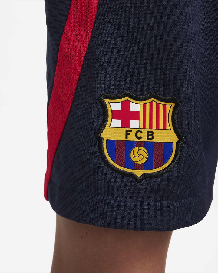 Pantalones Cortos Nike FC Barcelona Strike Kids Dri-FIT Soccer Niño Obsidian Rojas | ILJKQ-6314