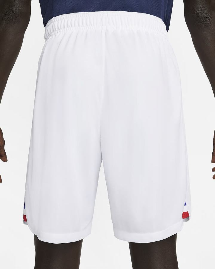 Pantalones Cortos Nike FFF 2022/23 Stadium Home Dri-FIT Soccer Hombre Blancas Metal Doradas | GAZOD-3869