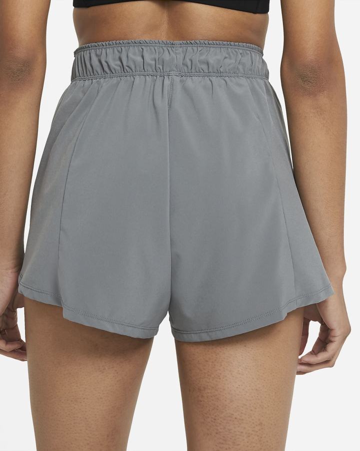 Pantalones Cortos Nike Flex Essential 2-in-1 Training Mujer Gris Negras | BYJFA-1085